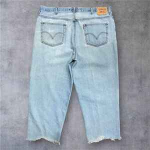 Levi's 560 Comfort Loose Baggy Grunge Light Wash Denim Blue Jeans Mens 44W x 29L